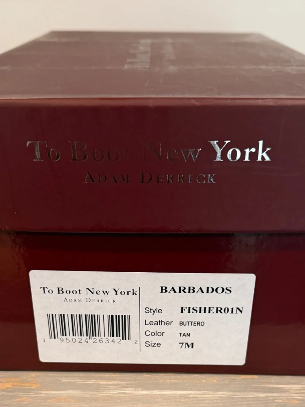 To Boot New York 'Barbados' Fisherman Sandal Brown Leather Men's Size 7